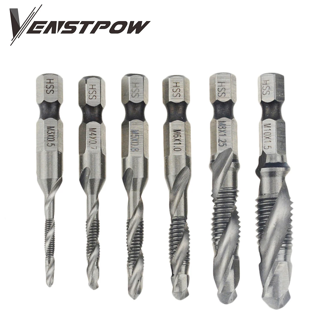 Screw Tap Drill Bits M3 to M10 1/4 Inch