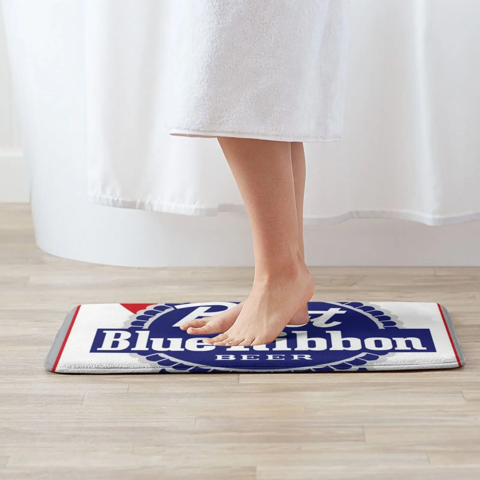 Pabst Blue Ribbon Can Soft Non-Slip Mat Rug 3308 Carpet Cushion Budweiser Bud Light Lite Beer Party Bar Logo Brand America