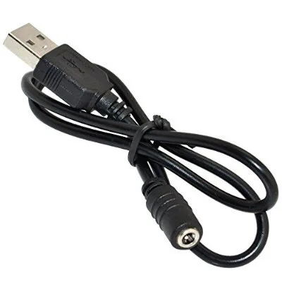 Imagem -03 - Pro Cabo Usb Macho a de 1.35x3.5 mm Cabo Preto de Alimentação dc e Barril Fêmea