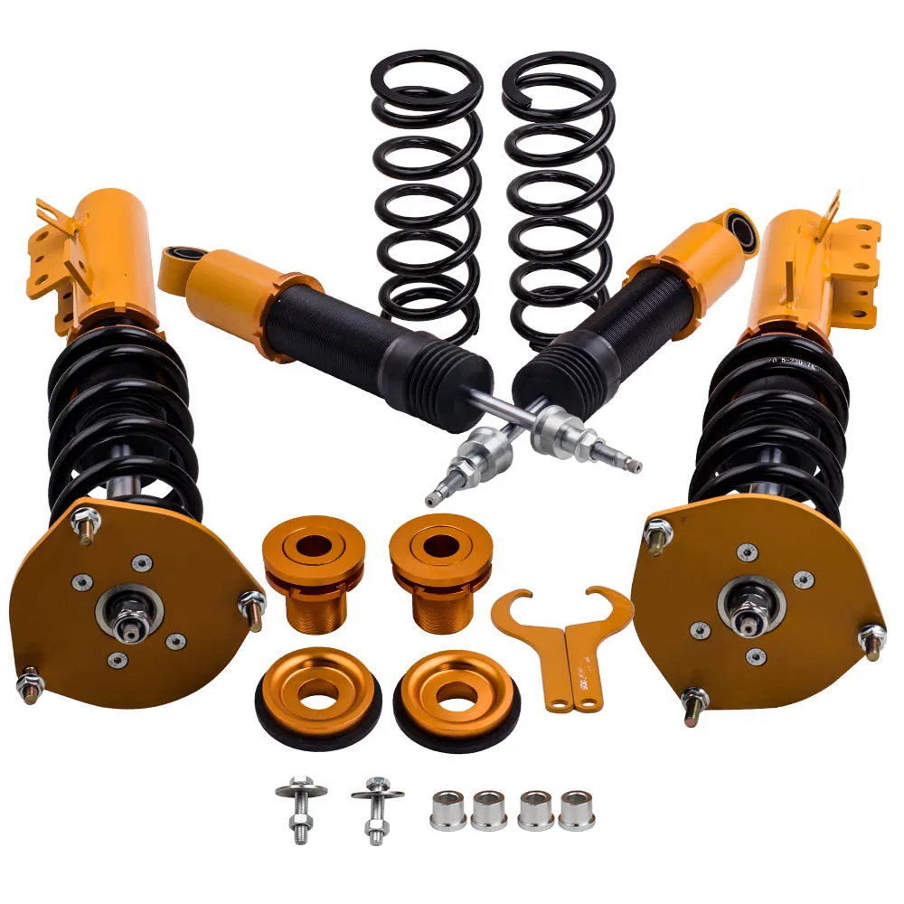 MAXPEEDINGRODS CoilOvers Suspension Kits For Volvo S70 98-00 Adj. Damper Spring Shock Absorbers Adj. Height Struts Front Rear