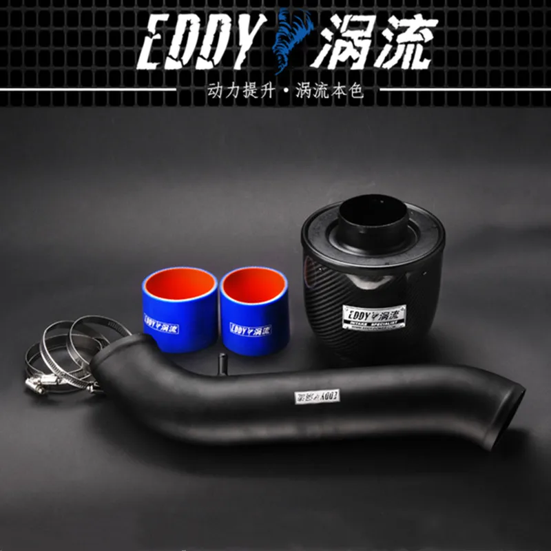 EDDY Intake System Air Intake Pipe & Carbon Fiber Air Filter for Honda Accord 2.3 1998 1999 2000 2001 2002 Car Engine Parts