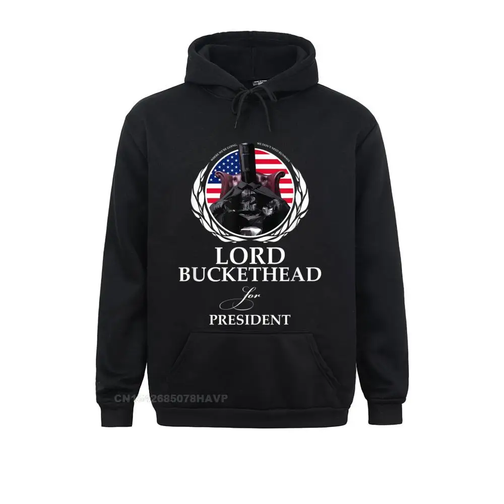 

Plain Men Hoodies Lord Buckethead For President Hoodie Europe Sweatshirts Long Sleeve Group Hoods Harajuku Clothing