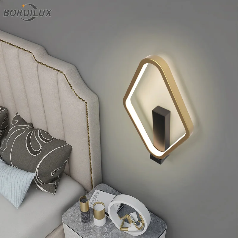 Lampes murales modernes à LED pour bureau, salon, chambre à coucher, chevet, allée, couloir, lumières en fer aluminium, éclairage intérieur, AC 90-260V, nouveau