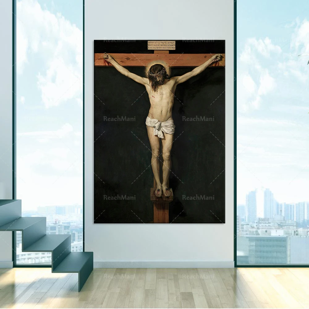 

Christ Crucifié du peintre sévillan Diego Velázquez vers 1962