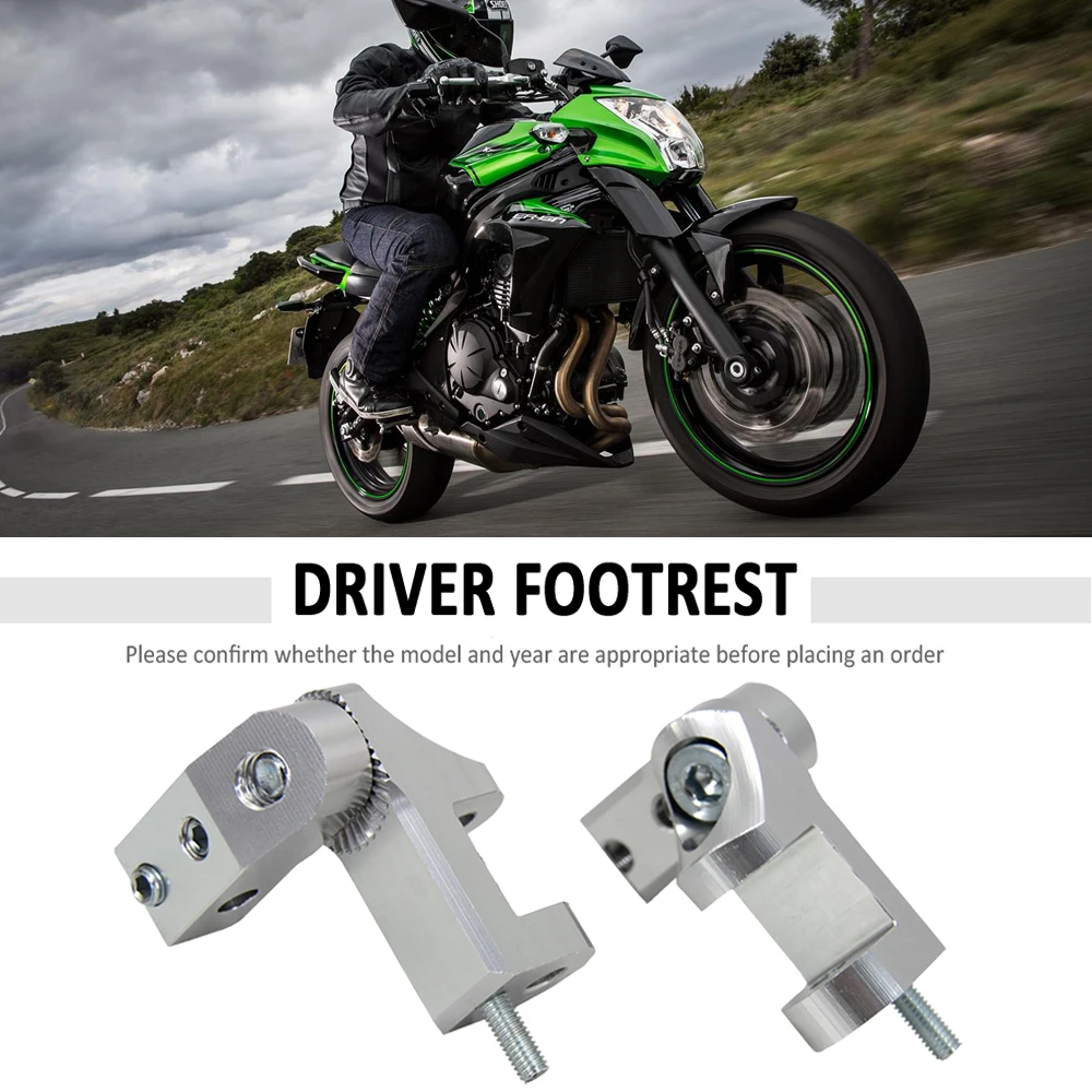 NEW Motorcycle Foot Peg Passenger Footpeg Lowering Kit For Kawasaki ER6N