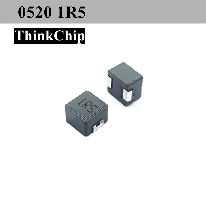 (10 قطعة) SMD المحاثات 0520 1R5 5*5*2 مللي متر