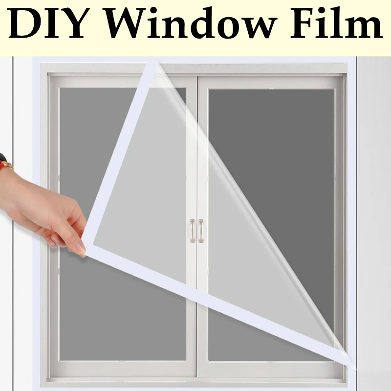 DIY Winter Window Shrink Insulation Film Self-Adhesive Indoor Heat Protection Wind-proof Sealing Shrink Sticker