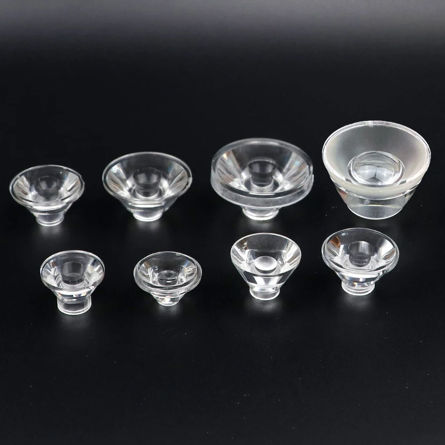 18mm 20mm 21mm 23mm 24mm 29mm 38mm Concave PMMA Lens COB Lamp Flashlight LED Wall Washer Concave Convex Meniscus Diverging Lens