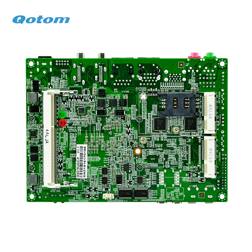 Imagem -04 - Qotom Computador Q305p Q310p Celeron 3205u 3215u Núcleo Duplo 24*7 Baixa Potência com Escritório Fanless Casa Banco Hotel pc