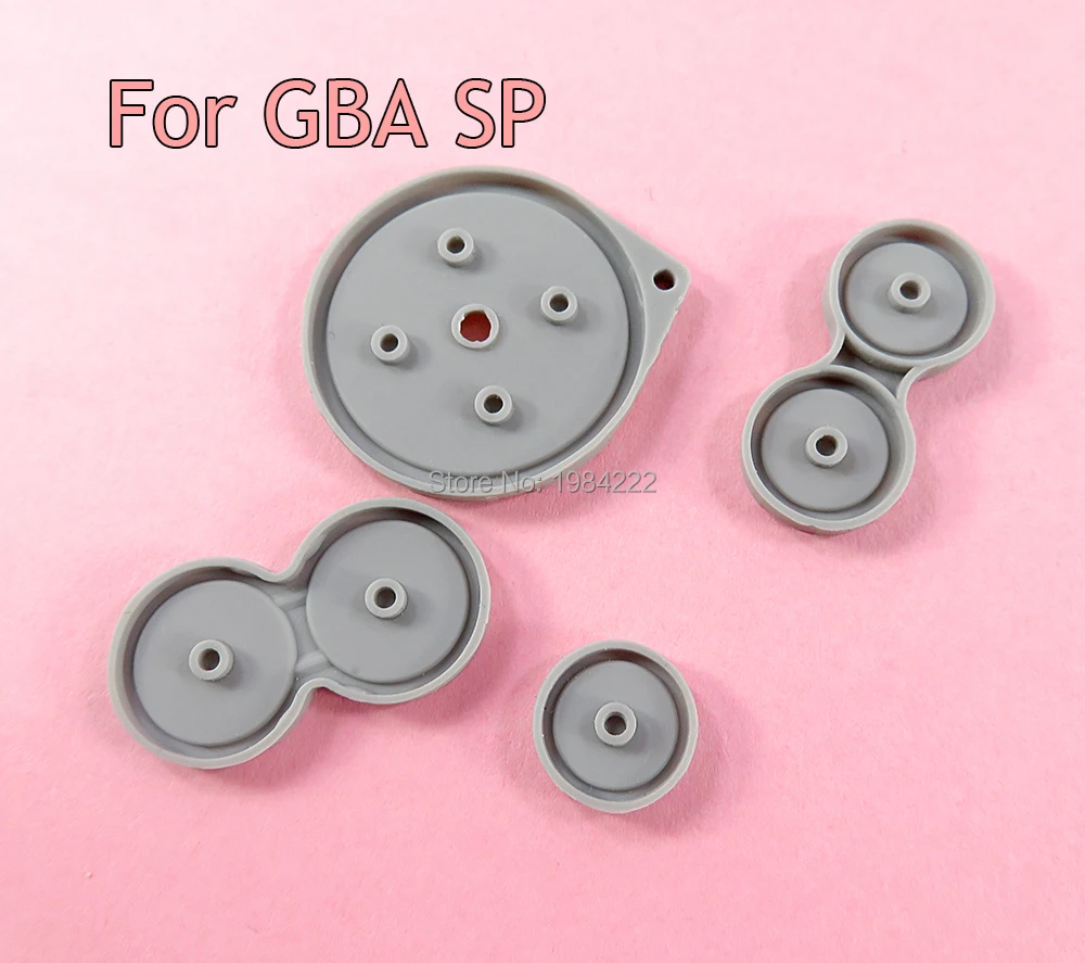 

300sets/lot 4 in 1 Conductive Rubber Button D-Pad Pads Repair For GBA GameBoy Advance SP Controller