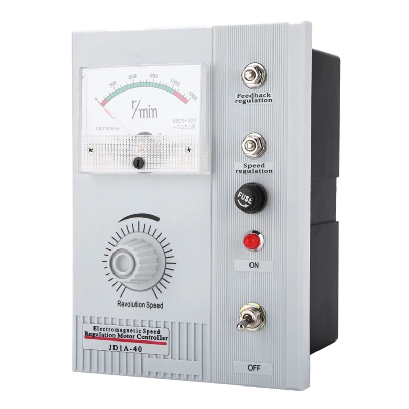 

ABSF Jd1A-40 Ac Motor Speed Controller 15-40Kw Dc 90V 5A Motor Speed Pinpoint Regulator 132-1320Rpm Controller Ip55 Dustproof