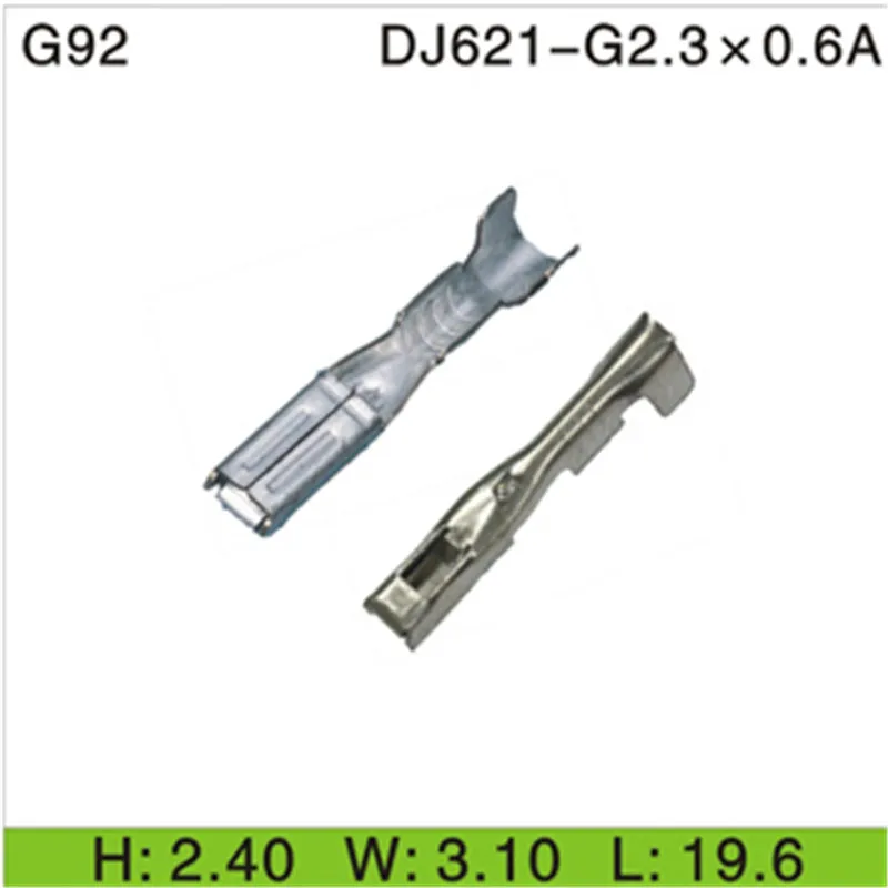 200pcs 2Pin 2.3mm female Auto Motorcycle Electronic Wiring Connector for AUdi,VW,BMW, Honda,Toyota,Ford DJ7021-2.3-21