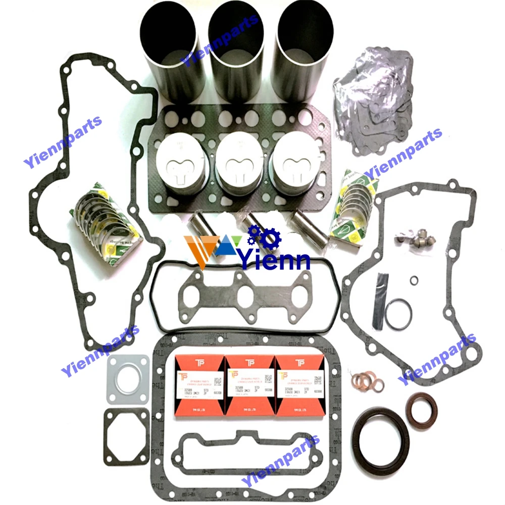 

For Mitsubishi K3D Overhual Reuild Kit MM434004 With Liner Piston For ISEKI TU160 TU170 TU175 TU165 TU167 TU177 Tractors Engine