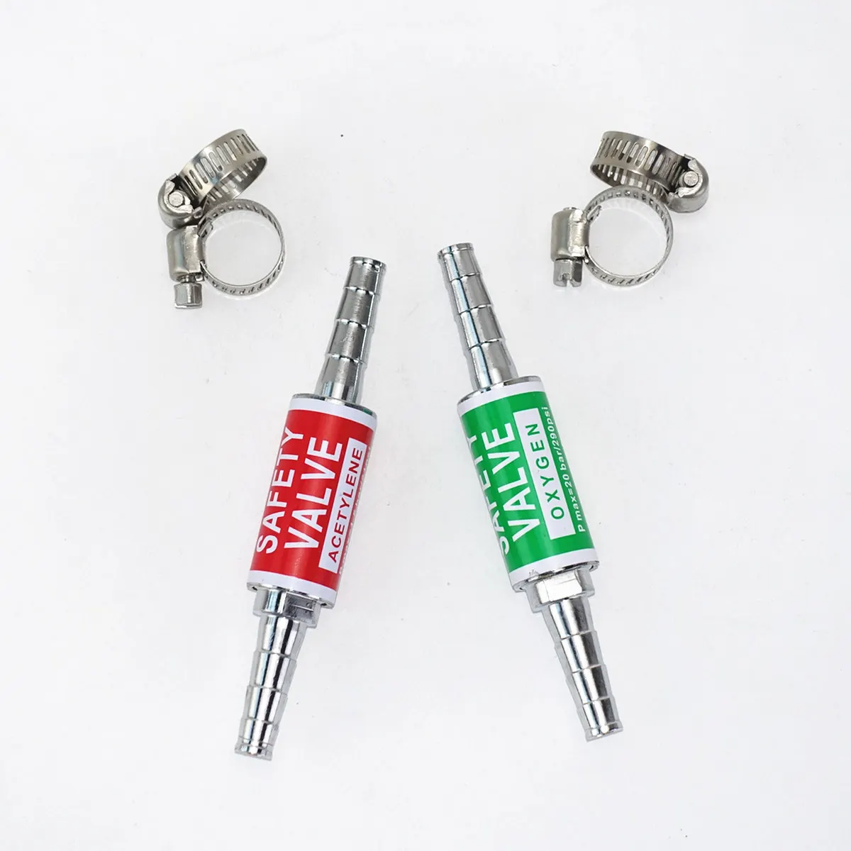 Safety Valve Flashback Arrestor Oxygen Acetylene/Fuel Welding/Cutting Torch 8mm or 6mm Hose Flame Buster