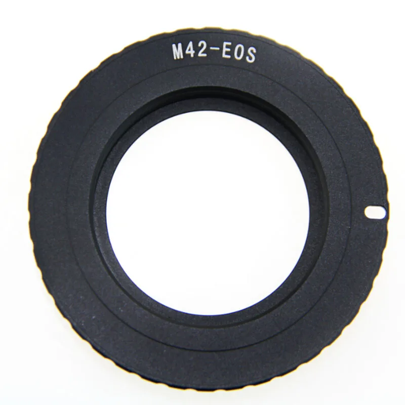 Aluminum M42 Chips Screw Lens to for Canon EOS EF Mount Ring Adapter AF III Confirm