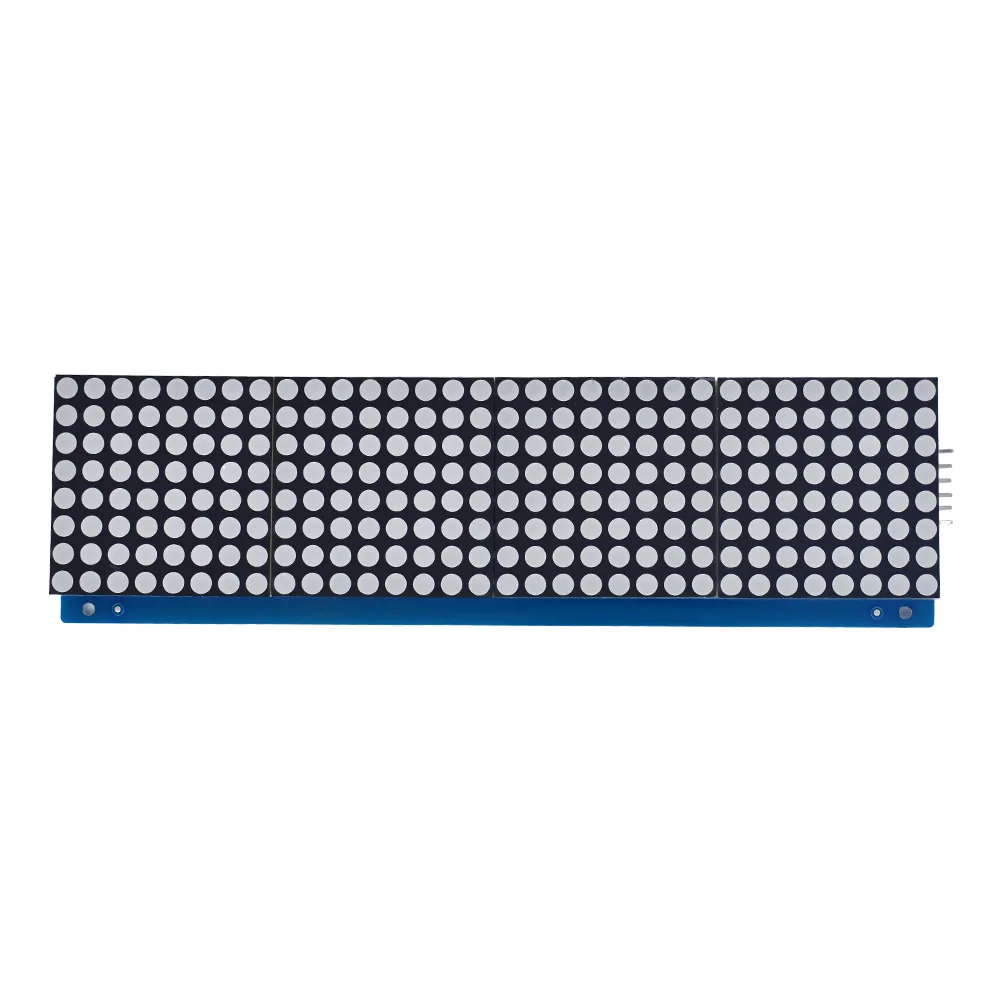 HT1632 Dot Matrix Driver with MCU Lattice-Breakout board LED HT1632C Module 8X32 Red Dot-matrix Screen 2.4V-5.5V for MCU Control