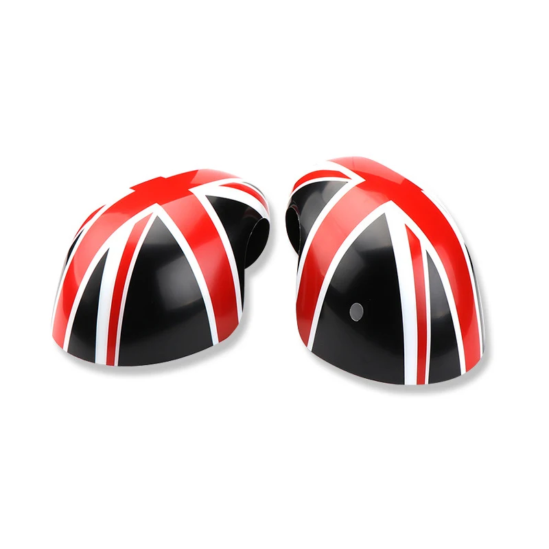 ABS Union Jack Wing Side Mirror Cover Caps Cover Fit For MINI Cooper F55 F56 F57 F60 JCW 2019+