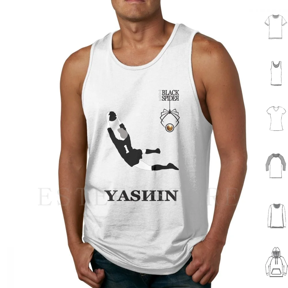 Lev Yashin-The Black Spider Tank Tops Vest Sleeveless Lev Yashin Yachine Ballon Football Soccer Goalkeeper Black Spider