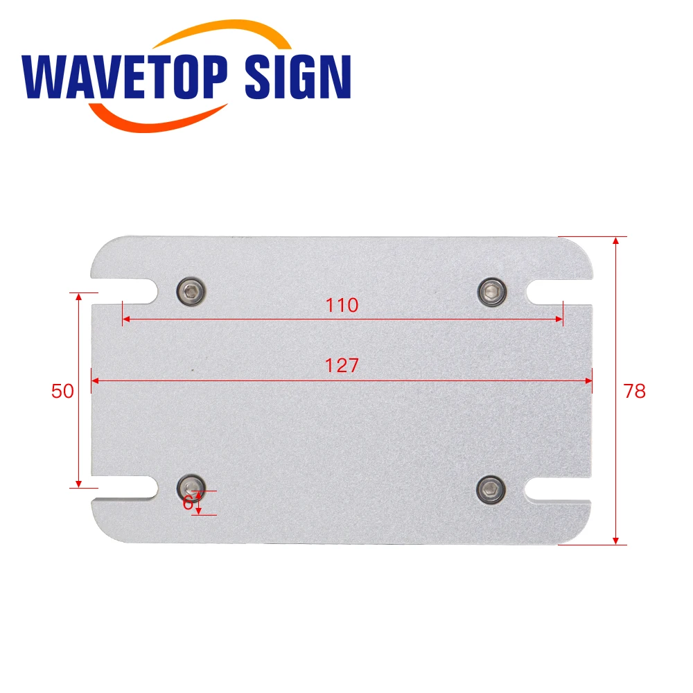 WaveTopSign Rotary Worktable WT-D50 Rotary Attachment with Stepper Driver TB6600 for Laser Marking Machine