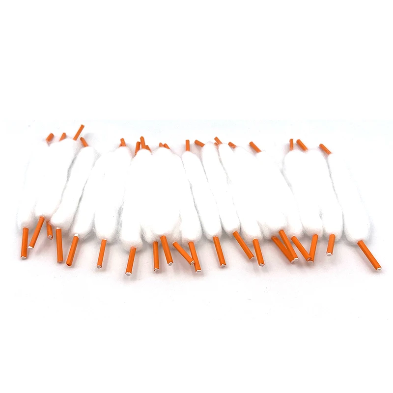 20PCS/Bag Shoelace Vape Cotton Cotn Vape Wick Vaper Cotton Bacon for Electronic RDA RTA RBA Atomizer Coil Heating Wire