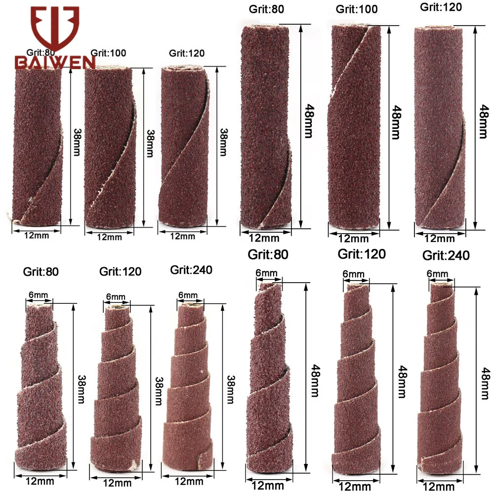 1Pc Mini Schuren Kegel Motor Porten Assortiment Kit Conische & Cilindrische Vorm Schuurmiddelen 1/4Inch Shank