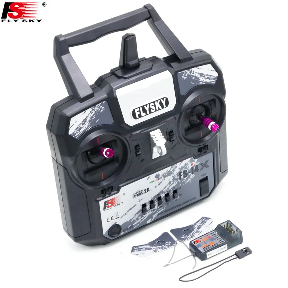 Flysky FS-i4X 2.4G 4ch RC Transmitter Controller with FS-A6 Receiver For RC Helicopter Plane Quadcop Mode 1 Mode 2