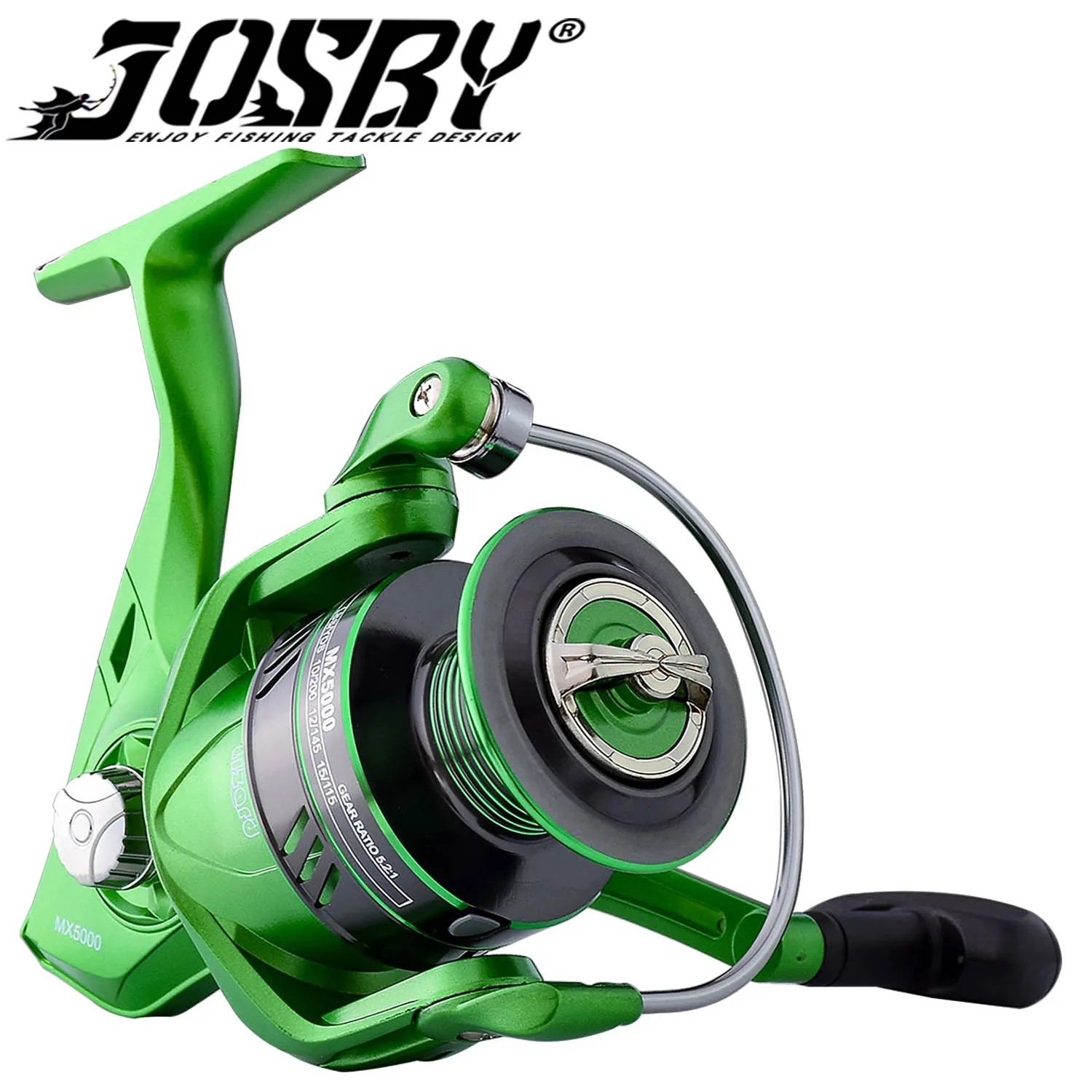 Fishing Reel Metal Spool 5.2:1 High Speed 8-12kg Max Drag 11BB Carp Spinning Wheel Saltwater Sea Line Tackle Pesca