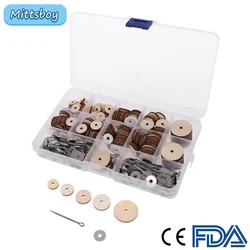 DIY 15-20-45mm Plastic Doll Wooden Joints Accessories For Teddy Bear Toy Doll Making Joint doll DIY material Scrapbooking Craft
