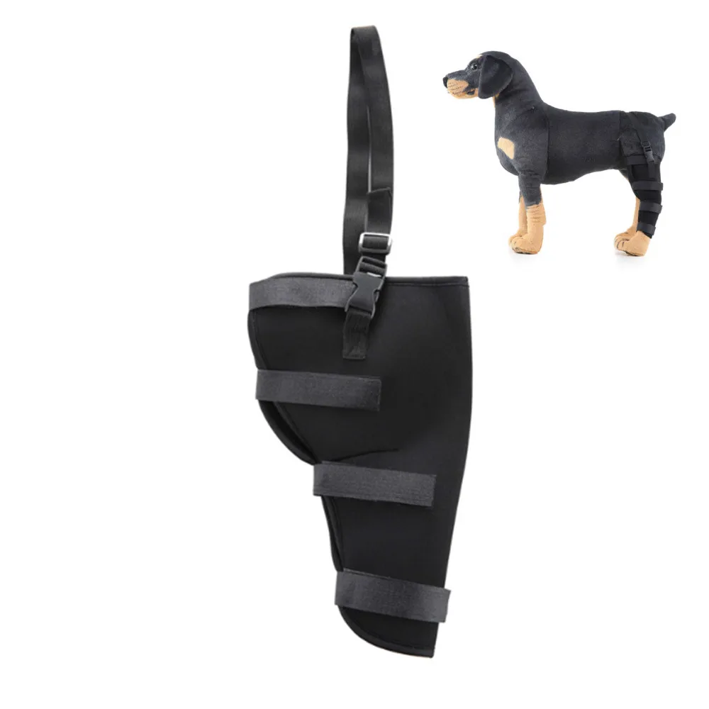 

Pet Dog Leg Brace Right/Left Rear Leg Knee Hock Brace Bandages Straps Protection Dog Joint Bandage Wrap Recovery Supplies