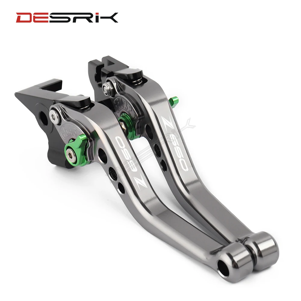 Short High Quality Motorcycle Brake Clutch Levers For Kawasaki Z650 Z 650 2017 2018 2019 2020 With LOGO