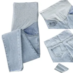 Jeans premaman da donna blu cielo per donne incinte pantaloni in gravidanza vestiti per la gravidanza pantalone premaman Plus Size M-XXL