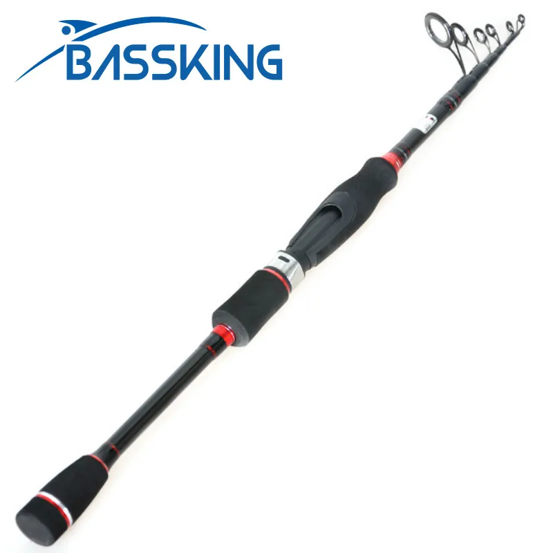 Telescopic Carbon Fishing Rod, Spinning Rod, Carp Fishing Rods, Olta Canne, 1.8m, 2.1m