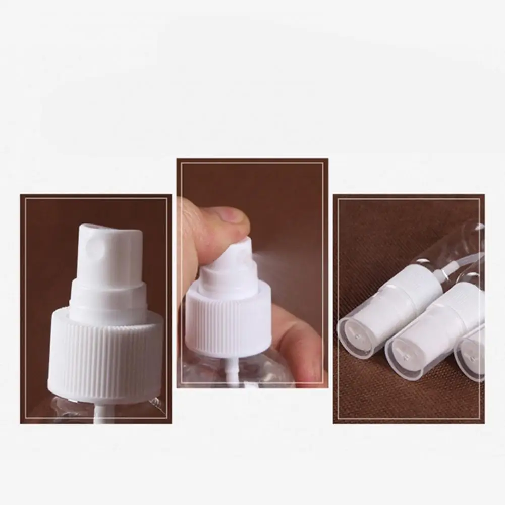 5ml Ätherisches öl Leere Spray Flasche Nachfüllbar Reise Transparente Kunststoff Parfüm Zerstäuber Lagerung Flasche Gläser 5ml-200ml