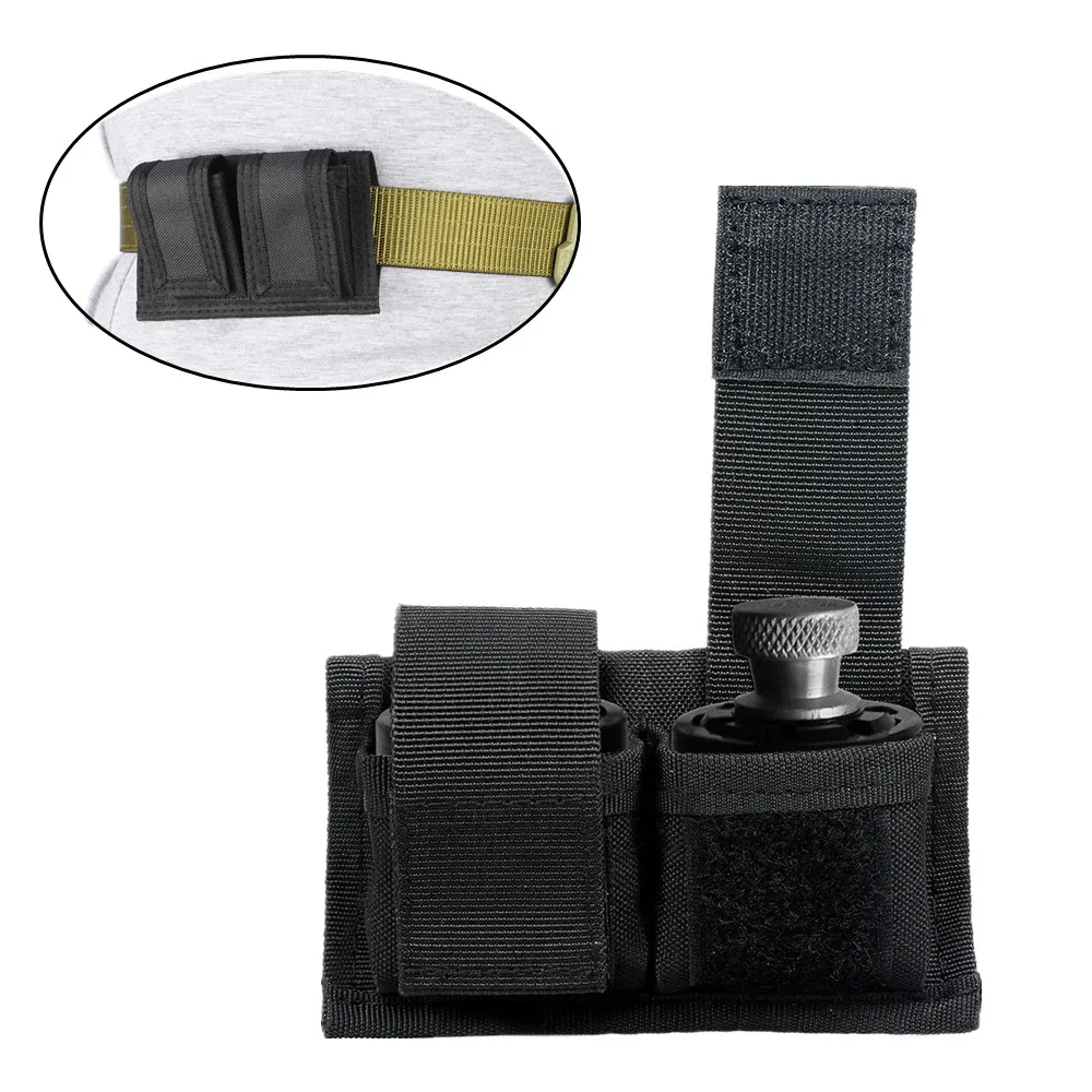 US STOCK Outdoor Tactical Hunting Revolver Clip Hunting Double SpeedLoader Belt Pouch Universal Fits 22 Mag 44 Mag