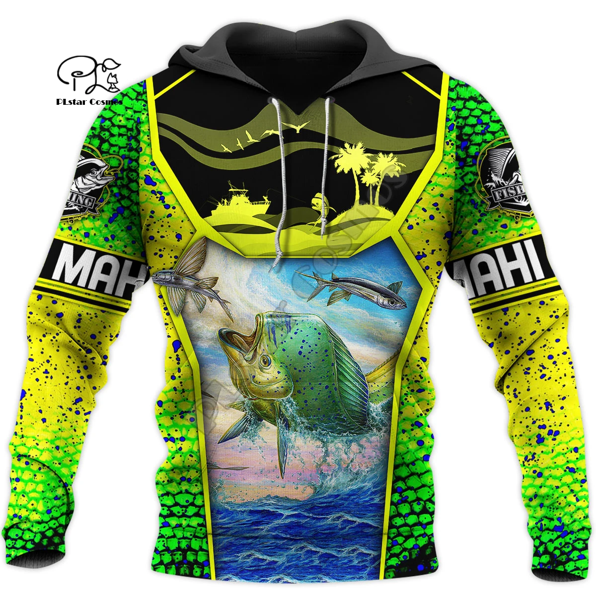 

PLstar Cosmos Animal MaHi Marlin Fishing Fisher Tattoo Tracksuit NewFashion Streetwear Harajuku Men/Women 3Dprint Zip Hoodies 13