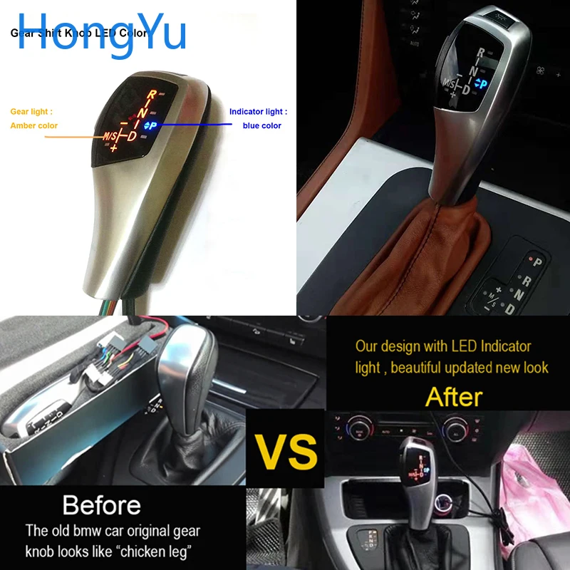 For BMW 3 E46 series 2D 5D Facelifted 4D Pre-facelift & Facelifted LHD Automatic Updated Look LED Gear Shift Knob Car Parts