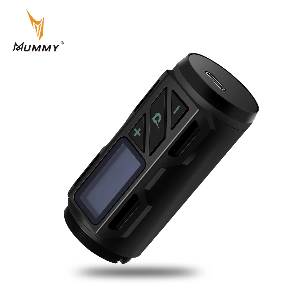 Mummy Wireless Tattoo Machine Pen 2200Mah Capacity Battery LED Digital Display For B1