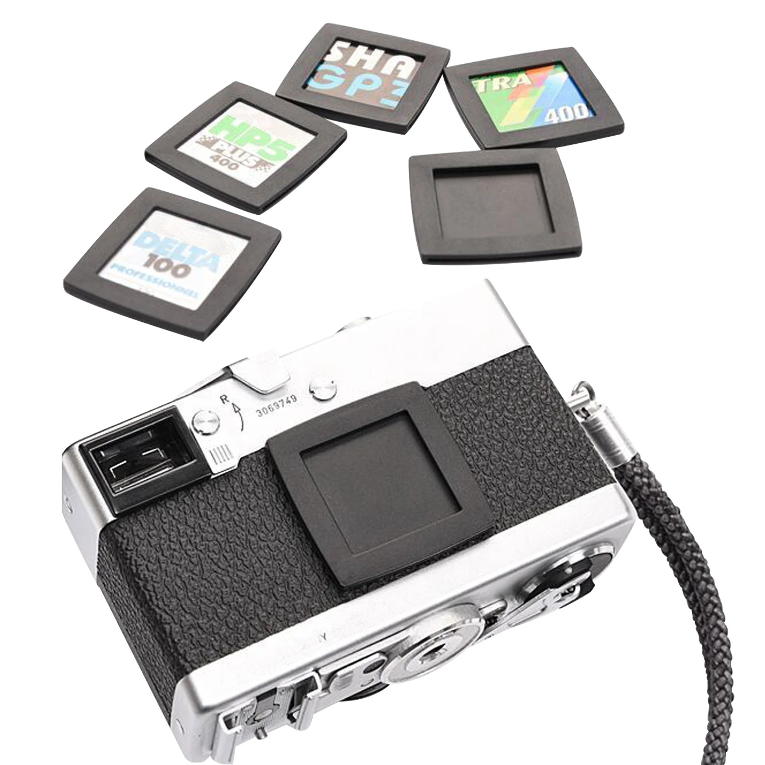 ABS Film Negative Card Recording Slot  35mm Square Annex Accessory For Rolleiflex Rollei All 135 120 Medium Format Camera