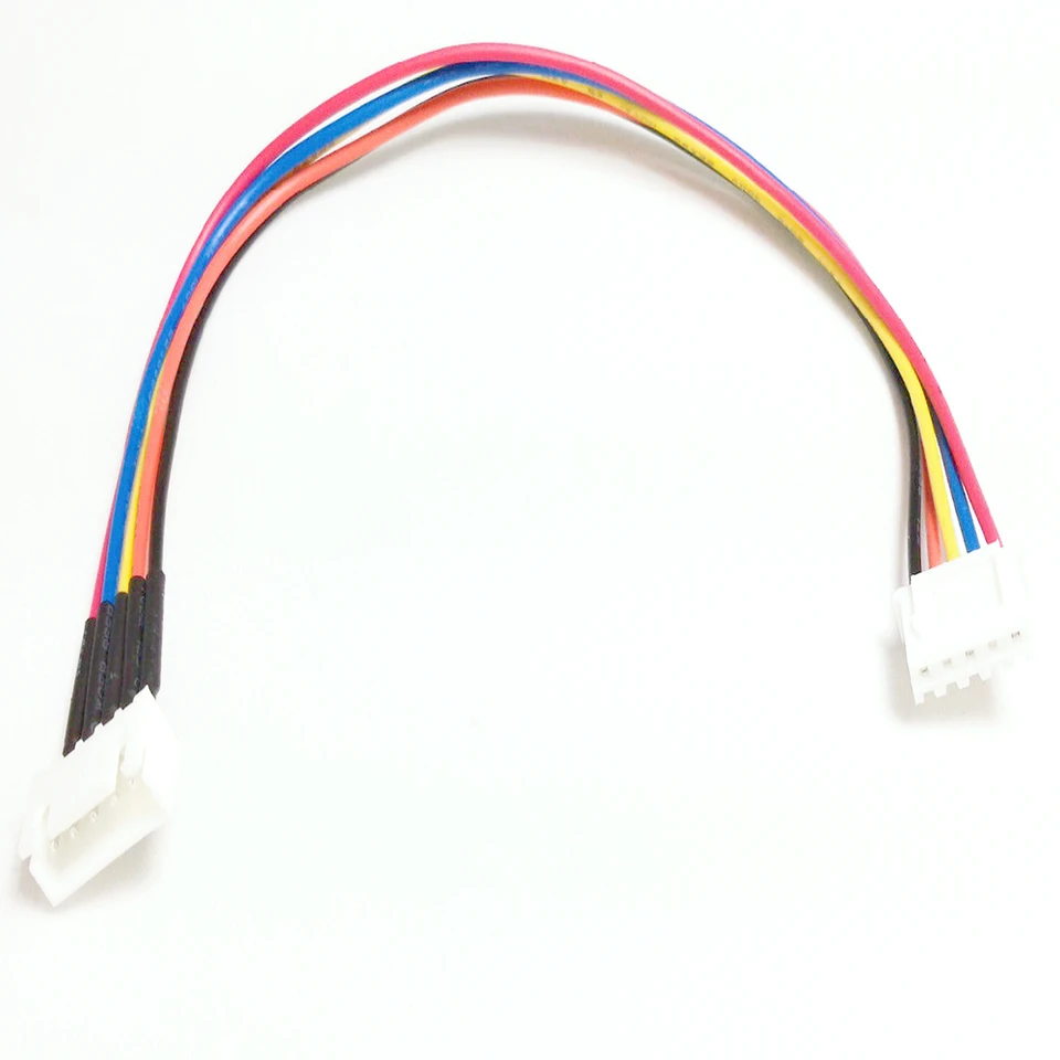 Mr. Modellbau – Lot De 5 Câbles D’équilibrage JST-XH Vers EH 5S 6 Broches 20 Cm, 24 AWG, Pour Batterie LiPo 18,5 V – Qualité Pro