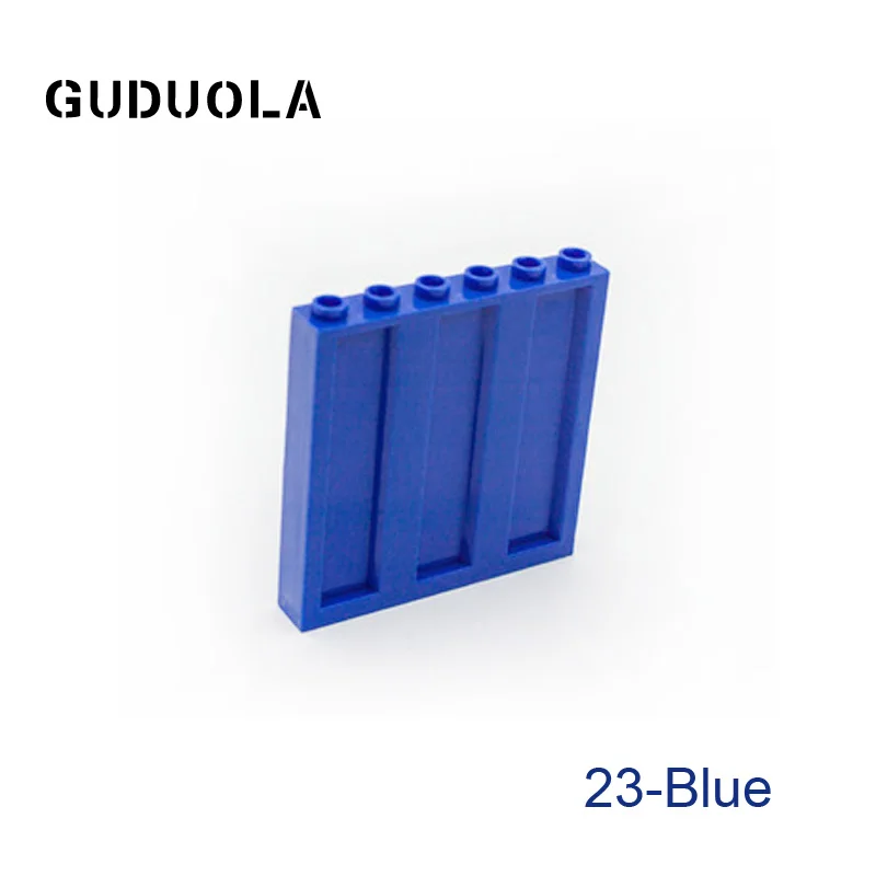 Guduola Special Brick Panel 1x6x5 with Corrugation (23405 / 35286) Building Block Toy MOC Parts 8pcs/LOT