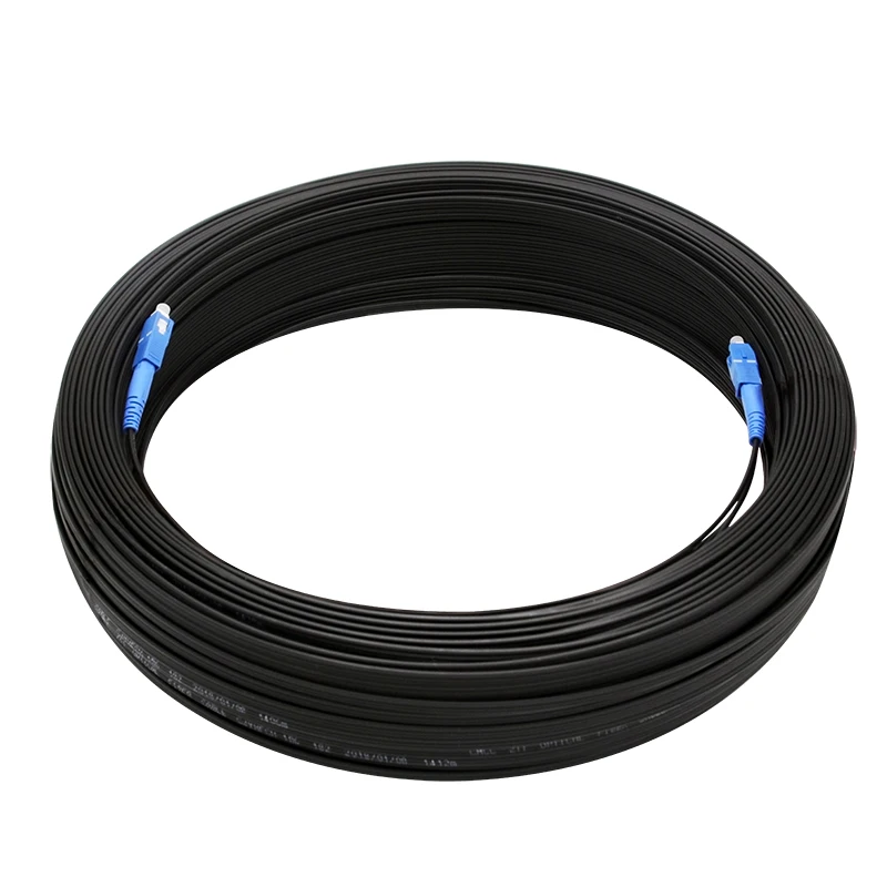 

30 Meters Fiber Optic Jumper 30M FTTH Fiber Optic Drop Cable Patch Cord SC To SC Simplex Singlemode