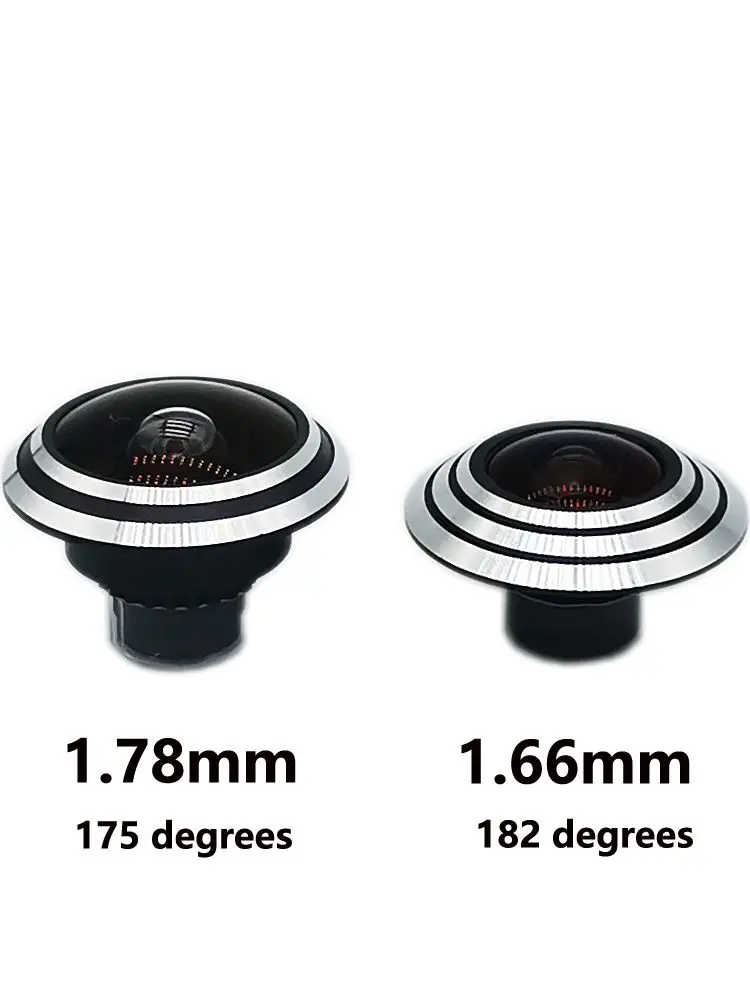 HQCAM duża ilość bezpieczeństwa szerokokątny obiektyw 5MP 1.66mm 1.8mm 1.78mm 182 stopni obiektyw szerokokątny do IR kamera telewizji przemysłowej — zdjęcie 2