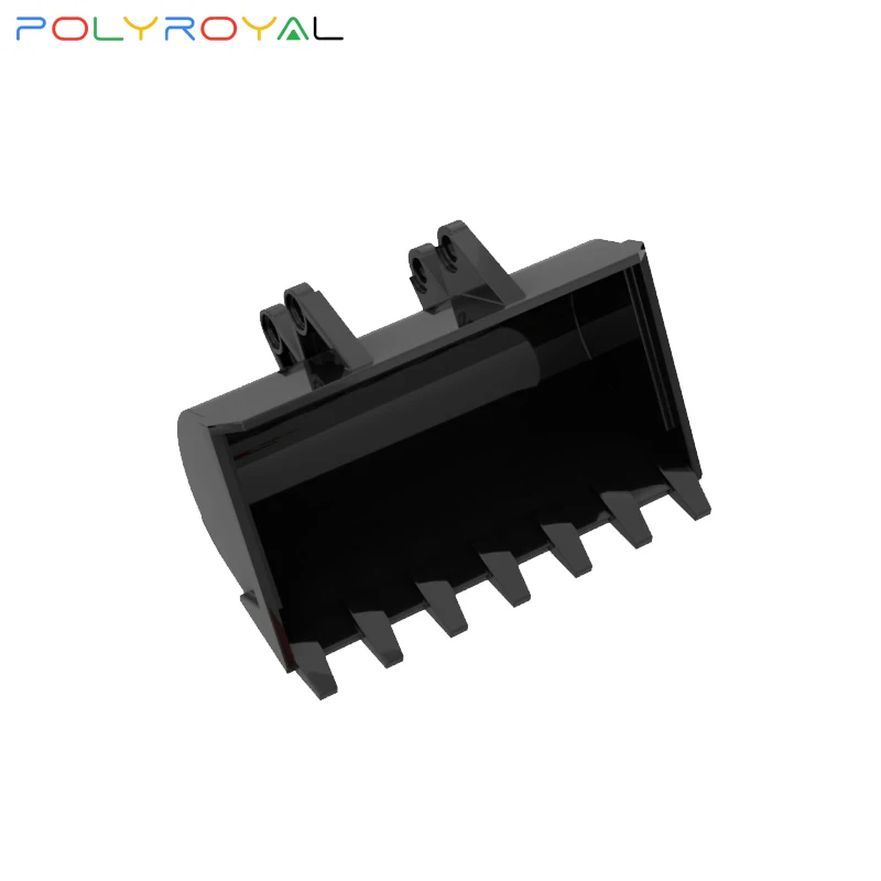 POLYROYAL Building Blocks Technology parts Black 8X10 large bucket 1 PCS Educational toy for children 2951