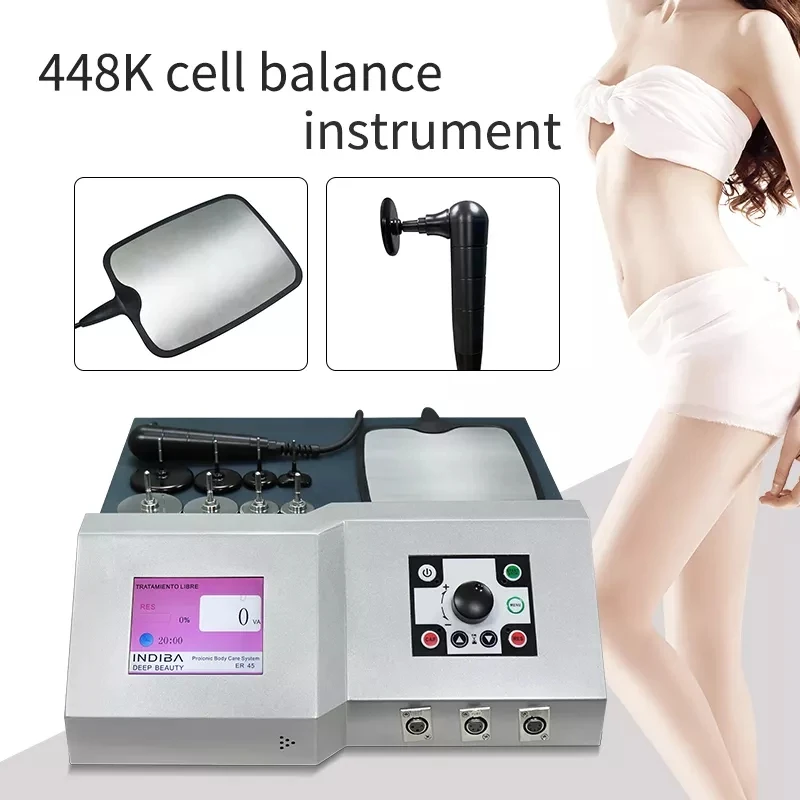 

Physiotherapy diathermy indiba tecar 448khz Facial anti-aging Slimming Pain Relief massage machine