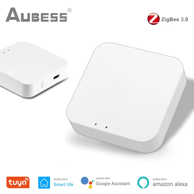 Tuya Zigbee 3.0 Gateway HUB Wireless Smart Home Bridge Smart Life Remote Control Zigbee Protocol Works With Alexa Google Home