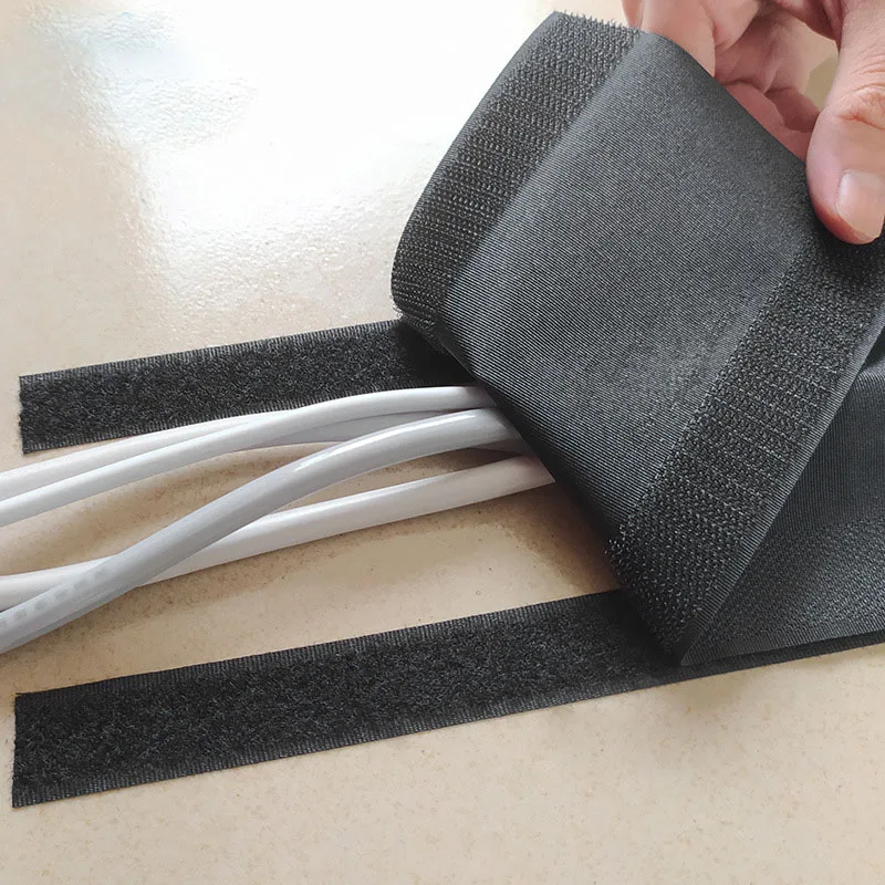 1 meter adjustable desk wire and cable cover suitable for floor/carpet/luggage/home desk office supplies black white