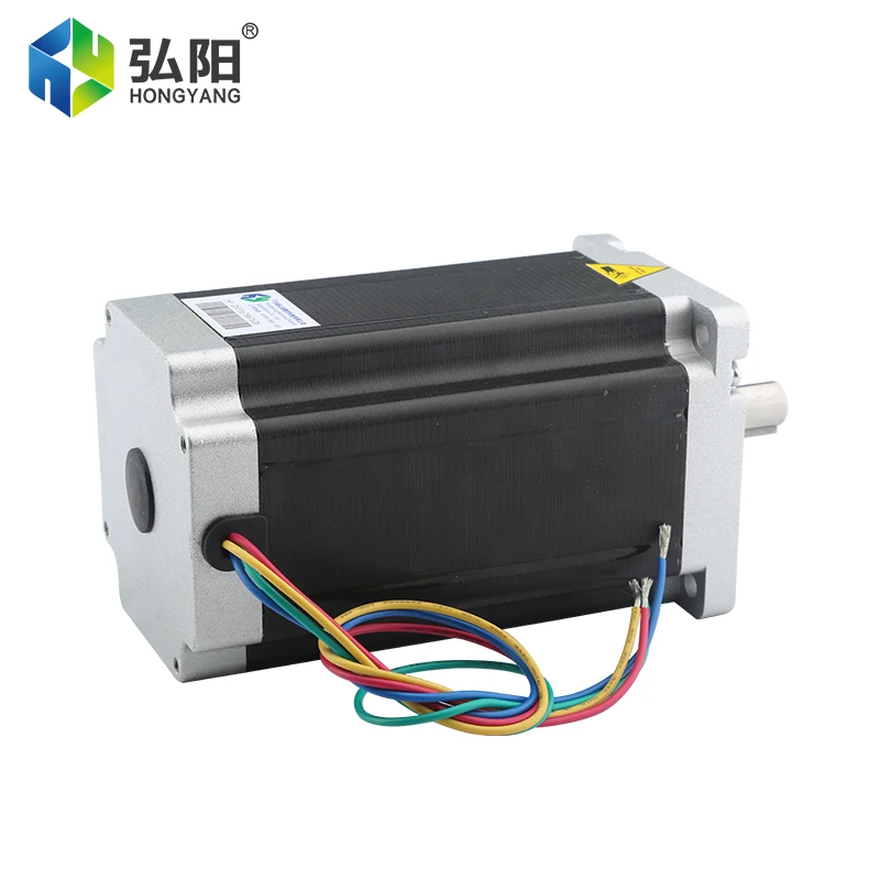 NEMA 34 CNC Stepping Motor 450C 2 Phase 12Nm 6.0A Drive Motor 4 Core Cable , CNC Router Engraving And Milling Machine 3D Printer
