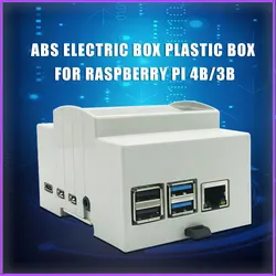 Raspberry Pi 4 Model B ABS Case White Case Protective Case Enclosure  for Raspberry Pi 4 / 3 B + / 3 B dropship