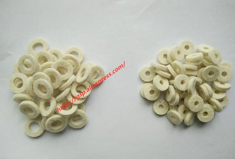 

120pcs The trumpet accessories repair parts, Wool felt washer.