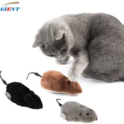 1Pcs Clockwork Toy Wireless Winding Mechanism Toys Mouse Cat Toy Trick Playing Plush Toys Mechanical Motion Rats For Cat Dog Pet